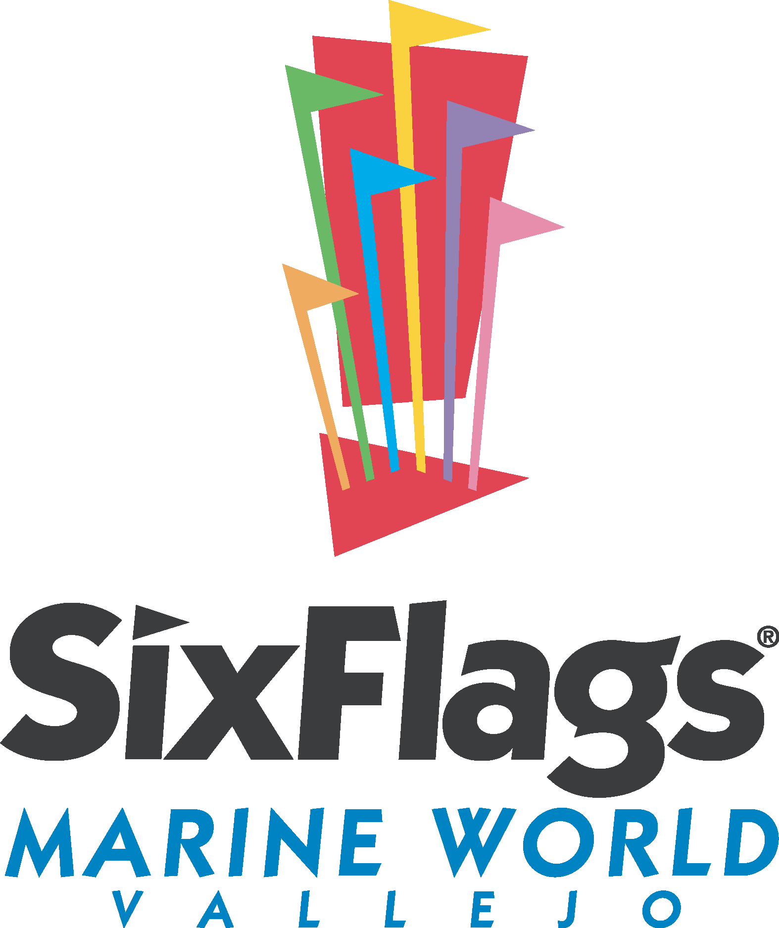 Six Flags Marine World Logo Vector Logo